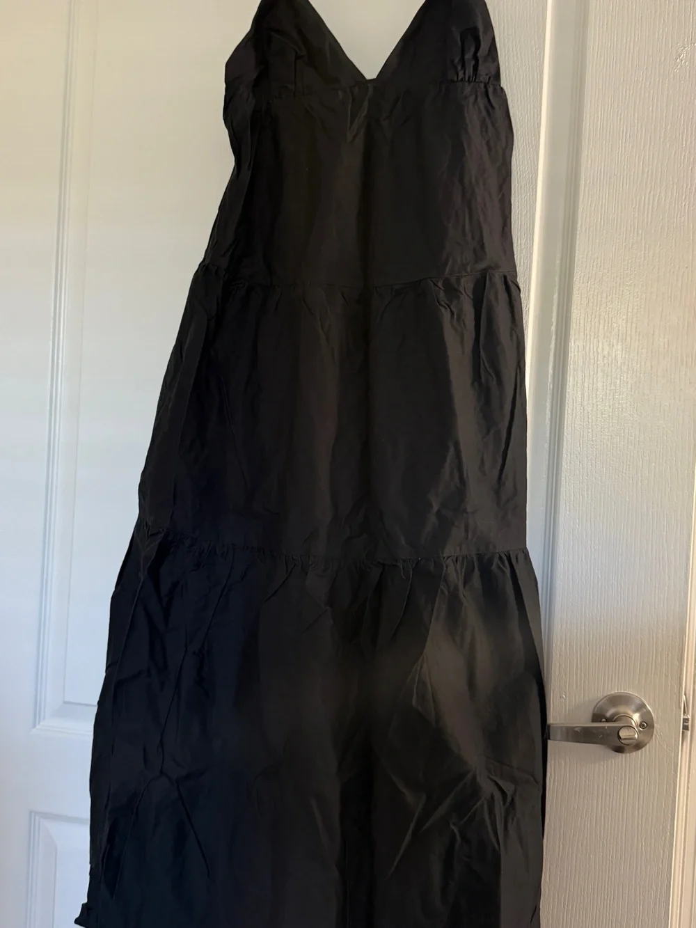 Zara Black Spaghetti-Strap Maxi Dress - Picture 3 of 5
